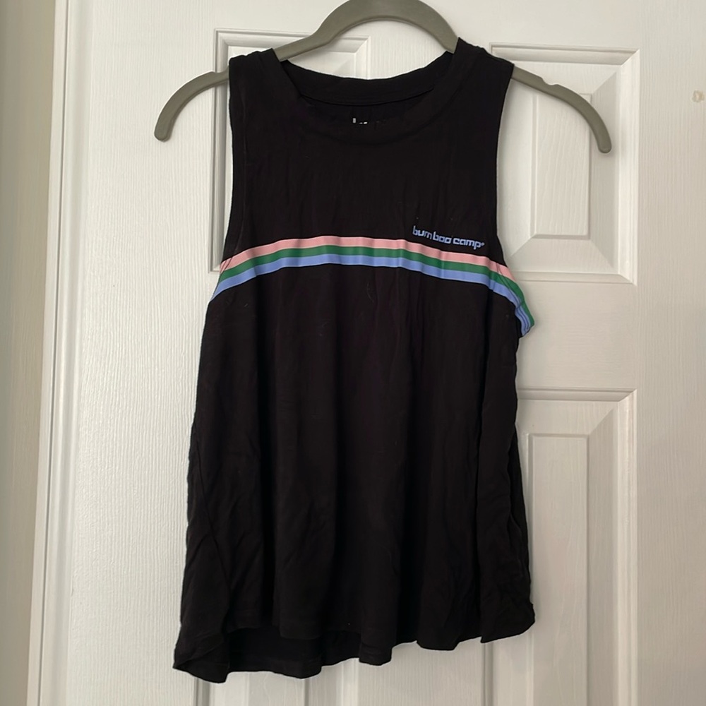 Black Burn Boot Camp Tank Top EUC